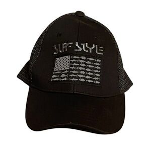 Surf Style Baseball Hat-Unisex-Black-One Size